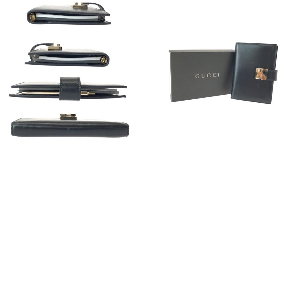 Gucci Black Silver Leather 031 Notebook Cover — view 9