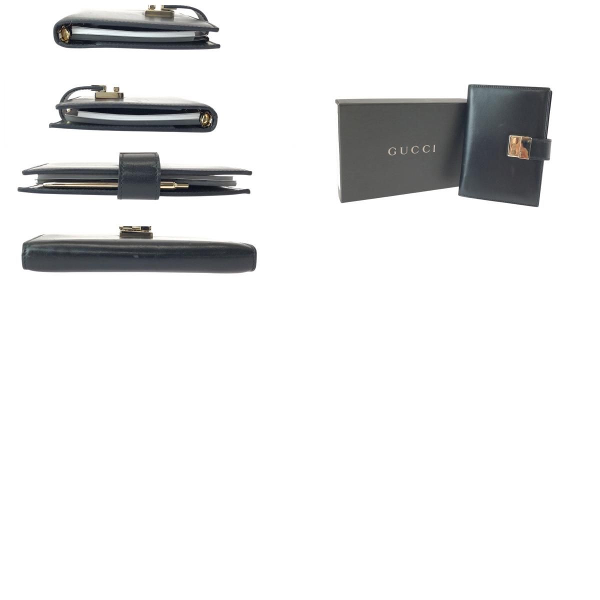 Gucci Black Silver Leather 031 Notebook Cover — view 9