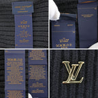 Louis Vuitton Beanie LV Spark Knit Cap Cashmere Noir Black — view 7