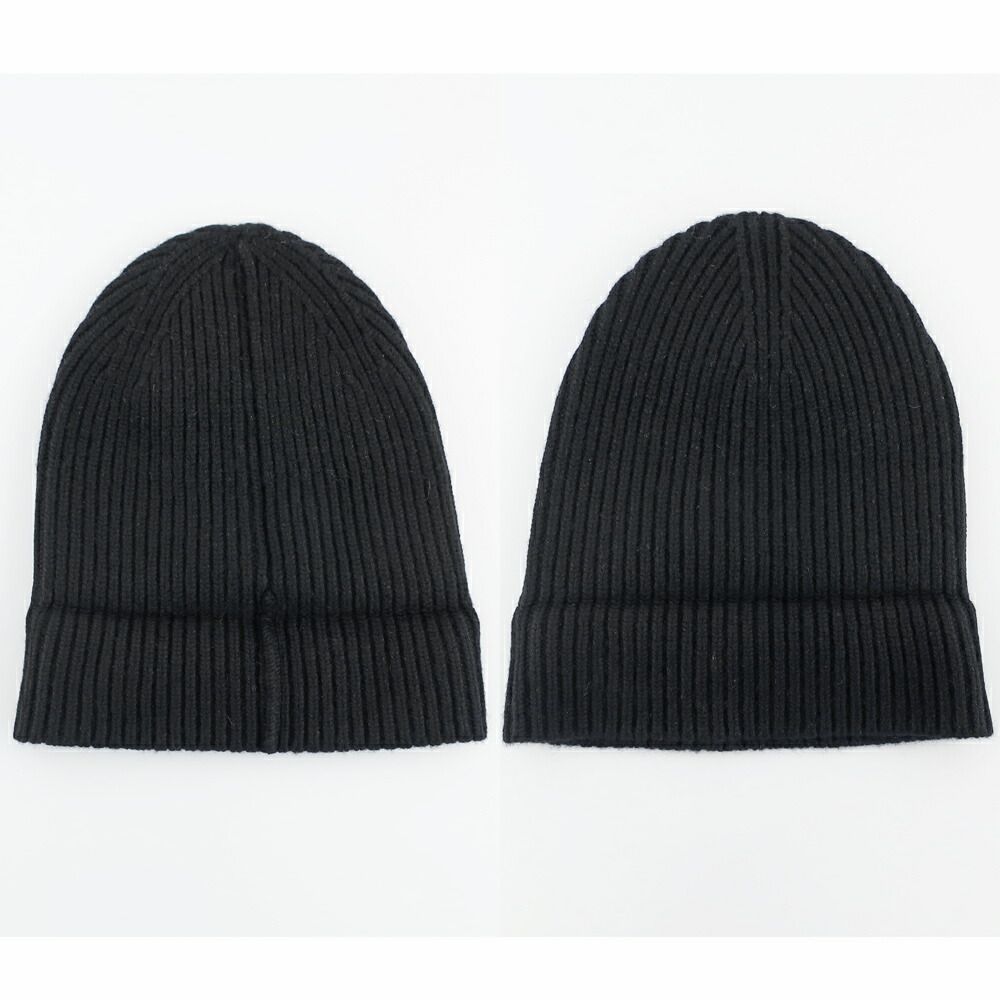 Louis Vuitton Beanie LV Spark Knit Cap Cashmere Noir Black — view 4