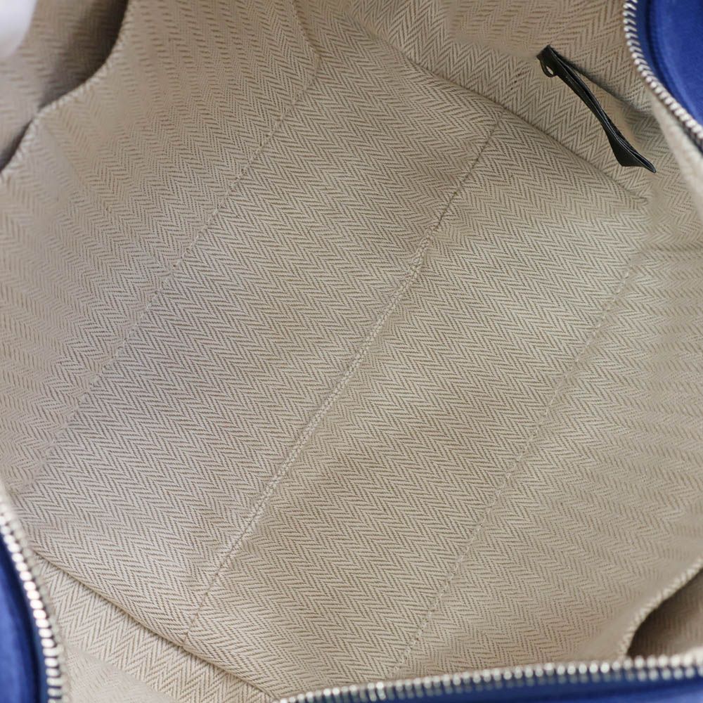 Hermes Brid-a-brac PM Blue Silver Handbag Pouch — view 6