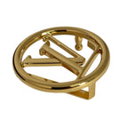 Louis Vuitton Monogram Belt LV Circle Reversible 30 75 Waist Epi LV Gold Width — view 9
