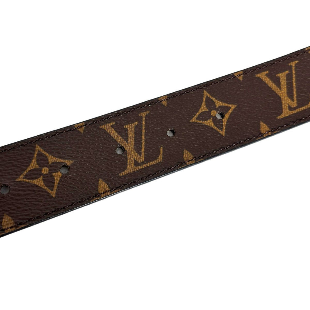 Louis Vuitton Monogram Belt LV Circle Reversible 30 75 Waist Epi LV Gold Width — view 5