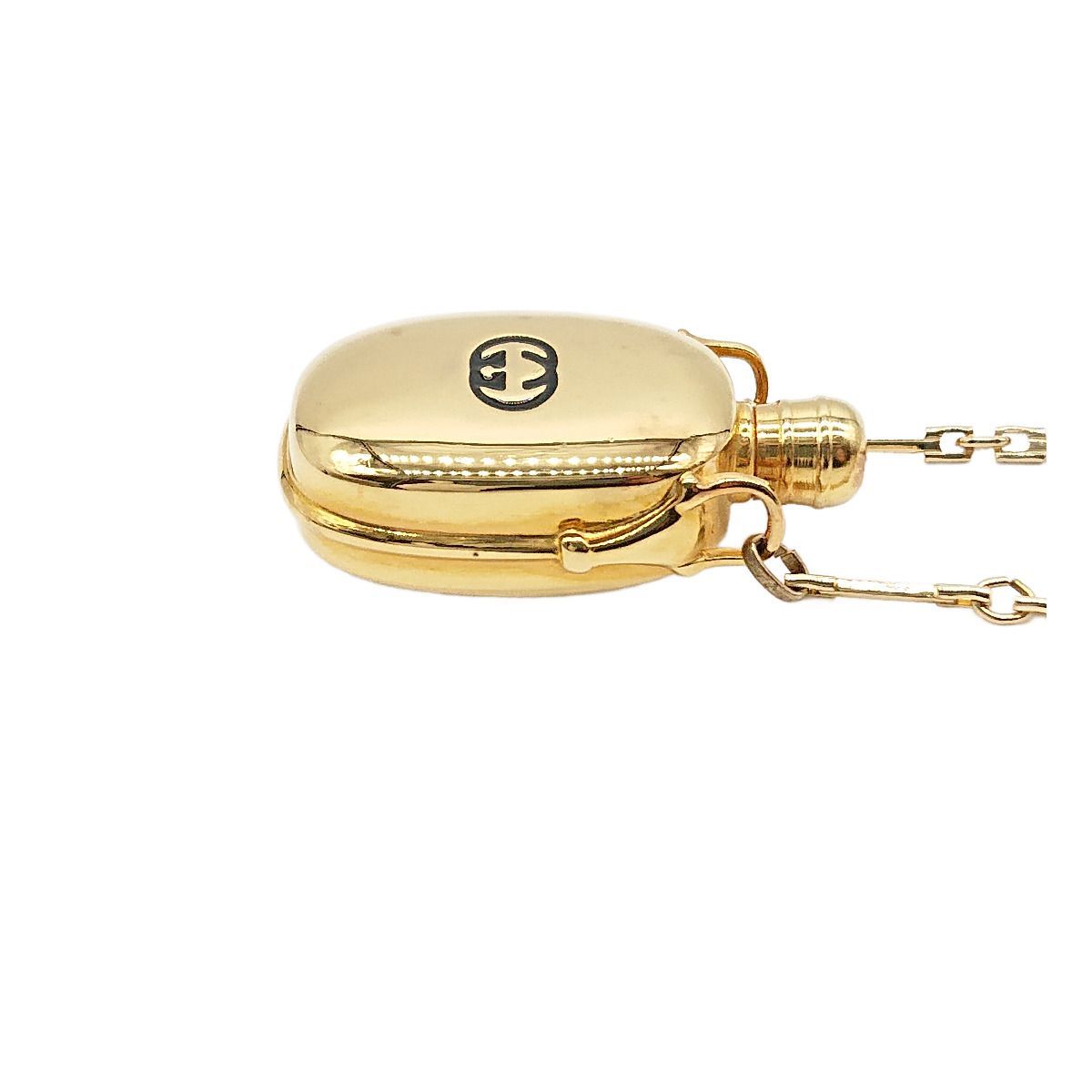 Gucci Perfume Bottle Pendant Necklace Gold — view 8