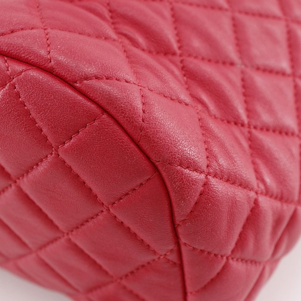 Chanel Quilted Lambskin Red Backpack — view 5