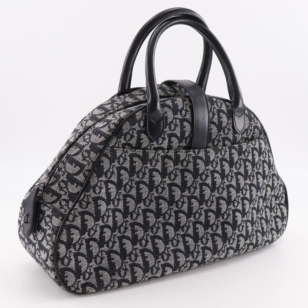 Dior Christian Double Saddle Bag Trotter Canvas Navy — view 3