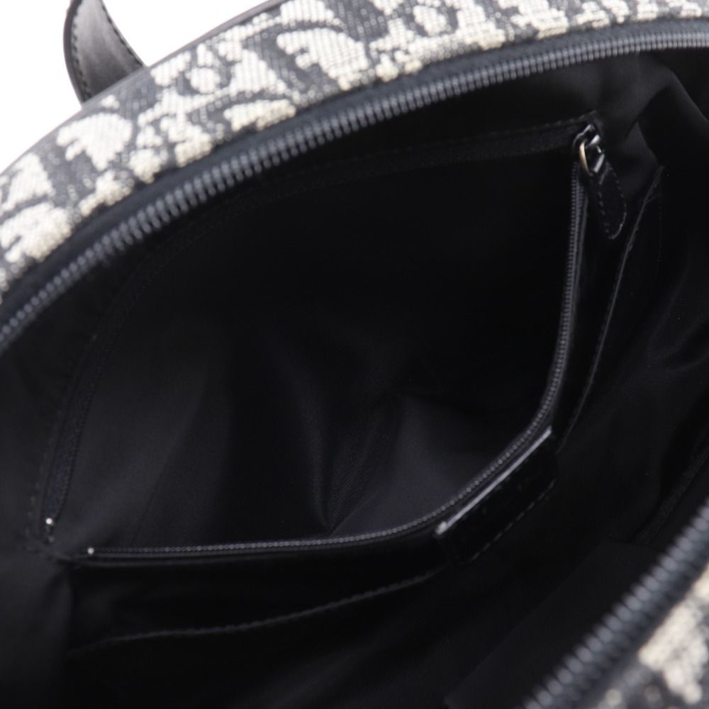 Dior Christian Double Saddle Bag Trotter Canvas Navy — view 7