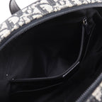 Dior Christian Double Saddle Bag Trotter Canvas Navy — view 7