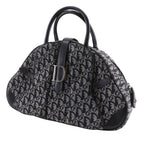 Dior Christian Double Saddle Bag Trotter Canvas Navy — view 2