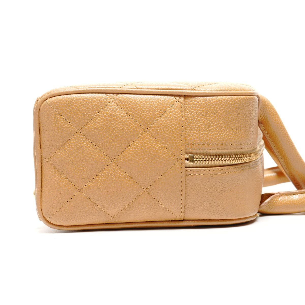 Chanel Handbag CC Logo Caviar Leather Mini — view 4