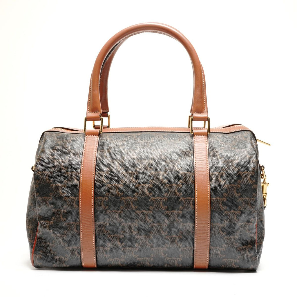 Celine Boston Bag Macadam Trinoff Logo — view 2