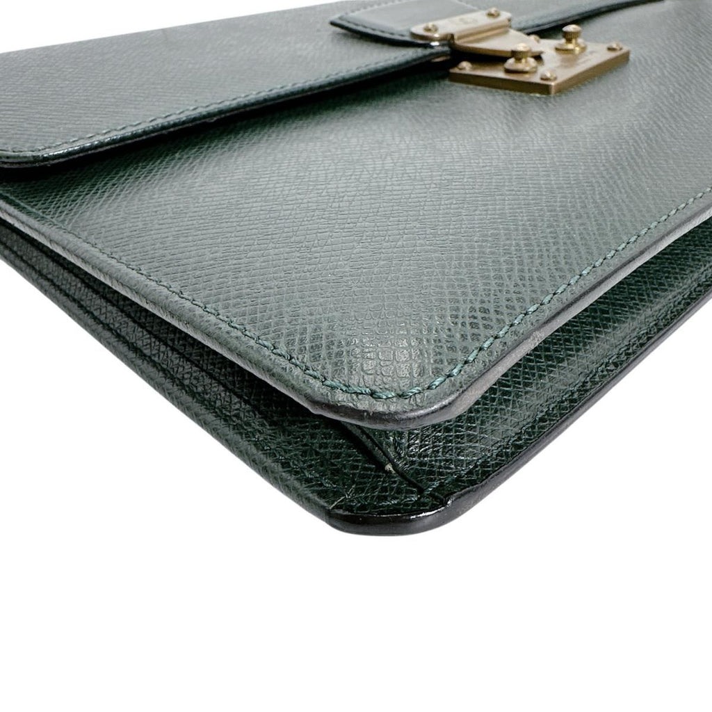 Louis Vuitton Taiga Epi Sea Pochette Clado Second Bag Green — view 6