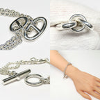 Hermes Bracelet Chaine D'ancre New Farandole ST Silver — view 9