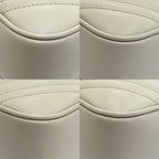 Gucci GG Marmont Small Tote Leather Gray Gold — view 5