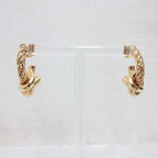 Bottega Veneta Knot Earrings 18K Gold Polished Star Ring Silver — view 4