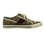 Gucci Sneakers Sherry Line Canvas GG Pattern Low Cut 7 Beige Green Red — view 6