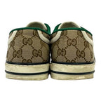 Gucci Sneakers Sherry Line Canvas GG Pattern Low Cut 7 Beige Green Red — view 4