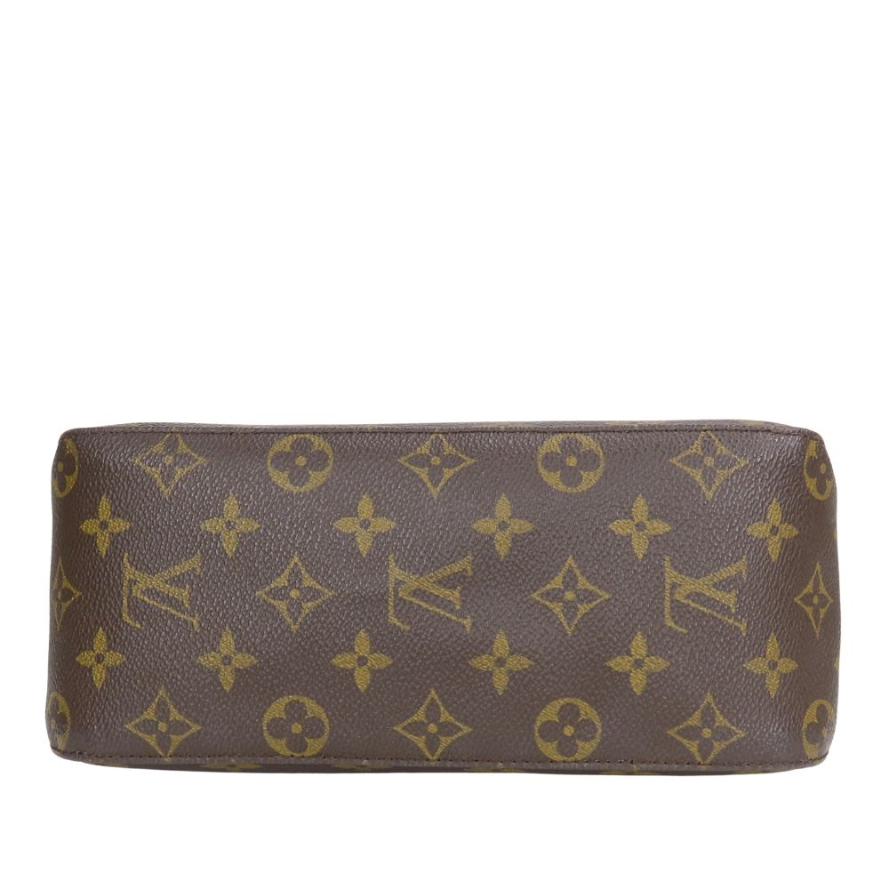Louis Vuitton Shoulder Bag Looping MM Monogram Leather Brown — view 4
