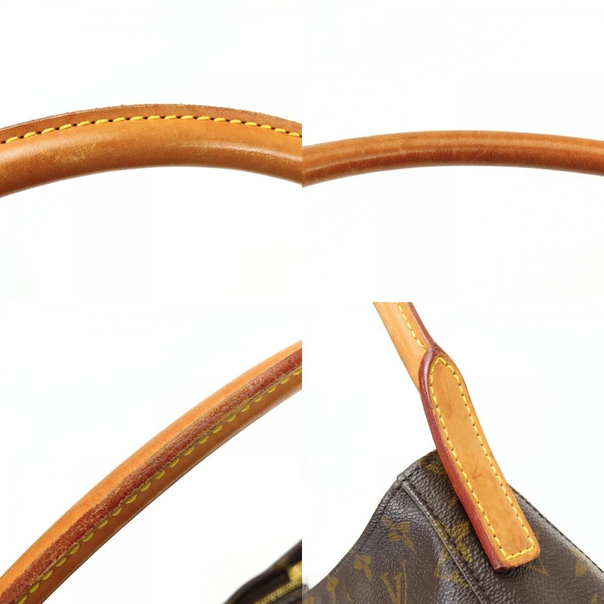 Louis Vuitton Shoulder Bag Looping MM Monogram Leather Brown — view 6