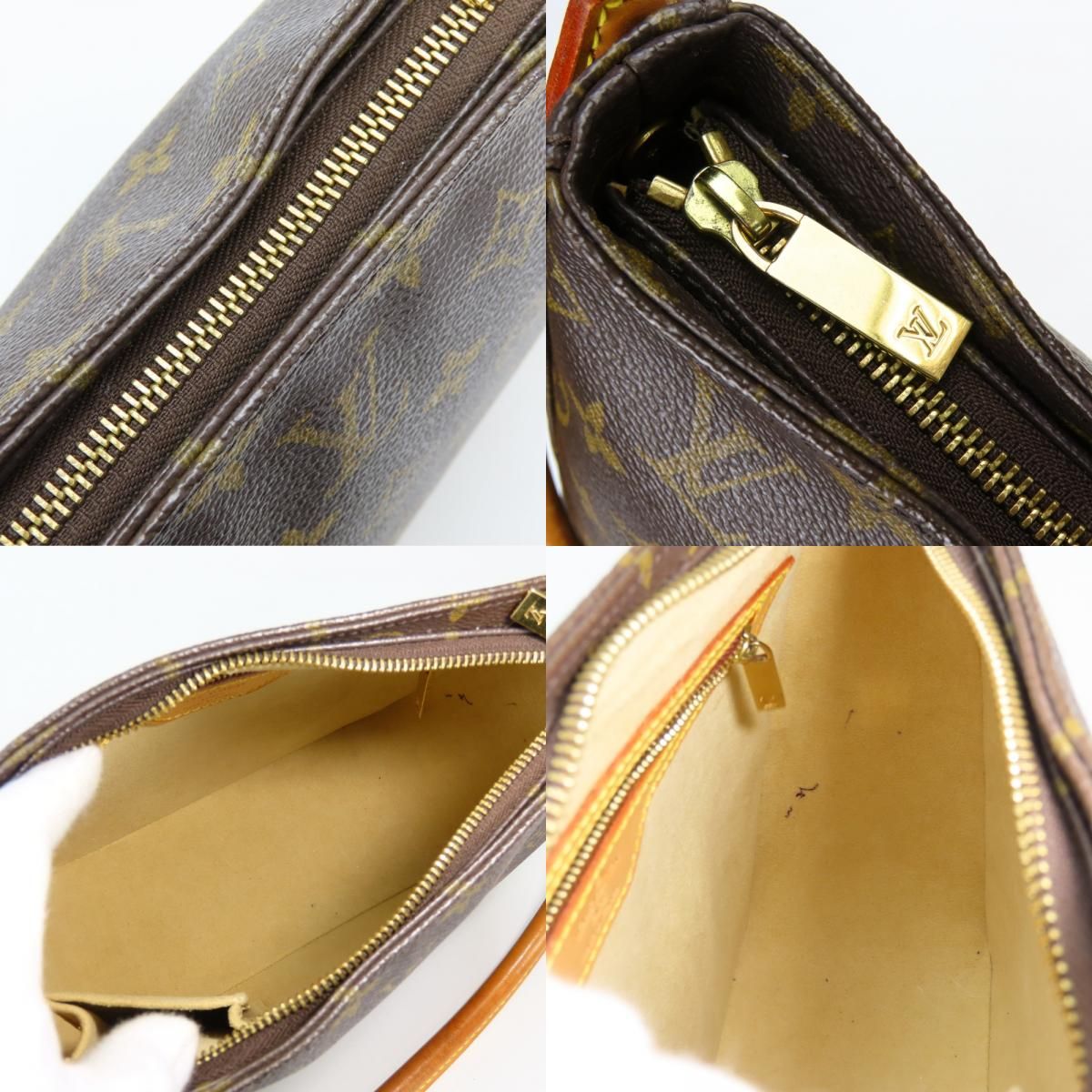 Louis Vuitton Shoulder Bag Looping MM Monogram Leather Brown — view 7
