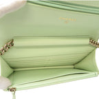 Chanel Shoulder Bag Caviar Green — view 7