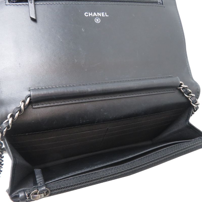 Chanel Shoulder Bag Black M — view 7