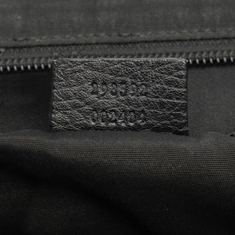 Gucci GG Nylon Crossbody Shoulder Bag Black — view 6