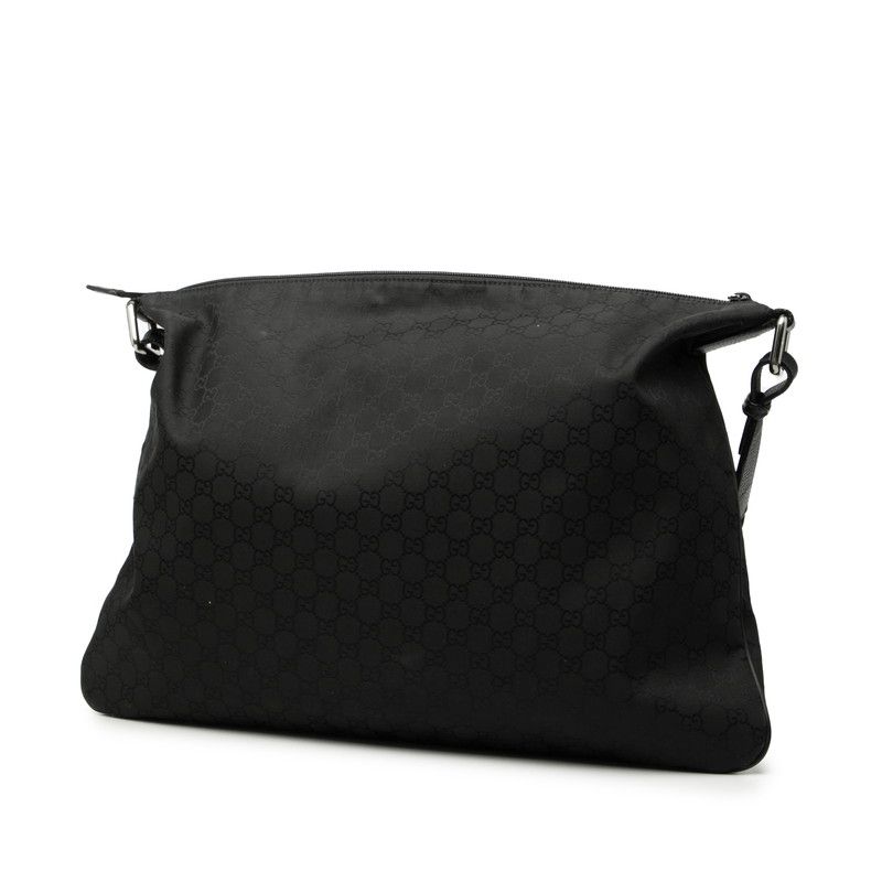 Gucci GG Nylon Crossbody Shoulder Bag Black — view 2