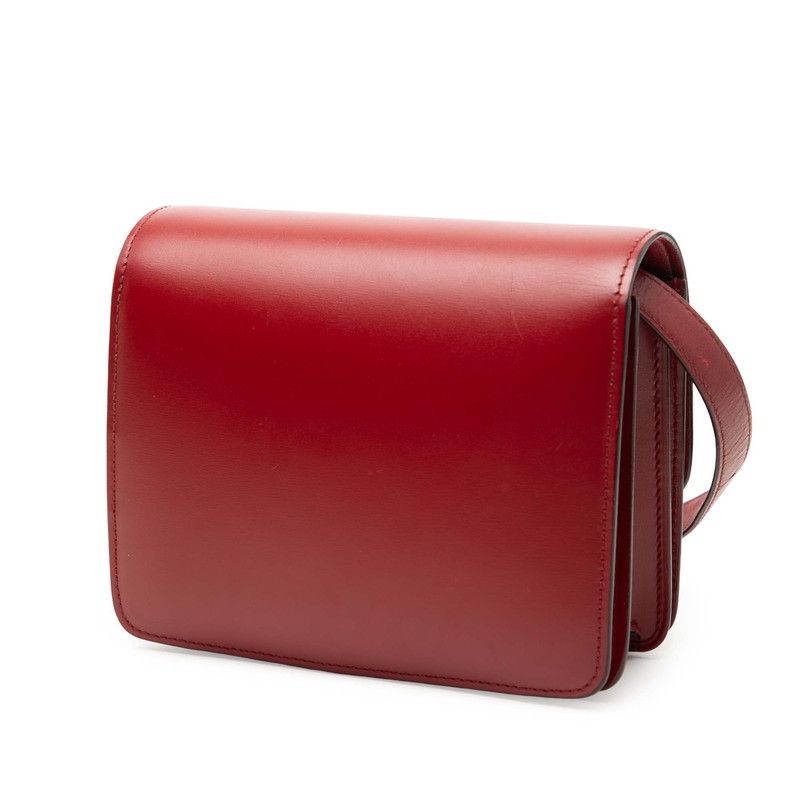 Celine Classic Box Red Gold Leather — view 2