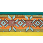 Hermes Twilly Balles du Mexique Mexico Mexican Dance Yellow Green — view 3
