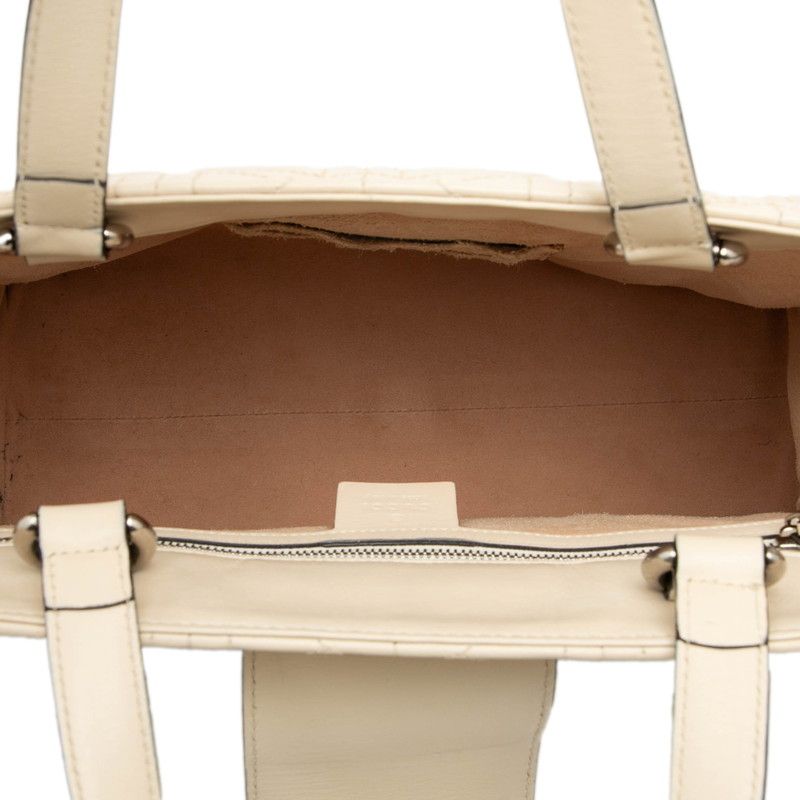 Gucci Dionysus 2-Way Shoulder Bag White Leather — view 4