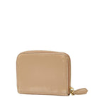 Prada Coin Case Card Purse Beige Saffiano — view 2
