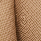 Prada Coin Case Card Purse Beige Saffiano — view 8