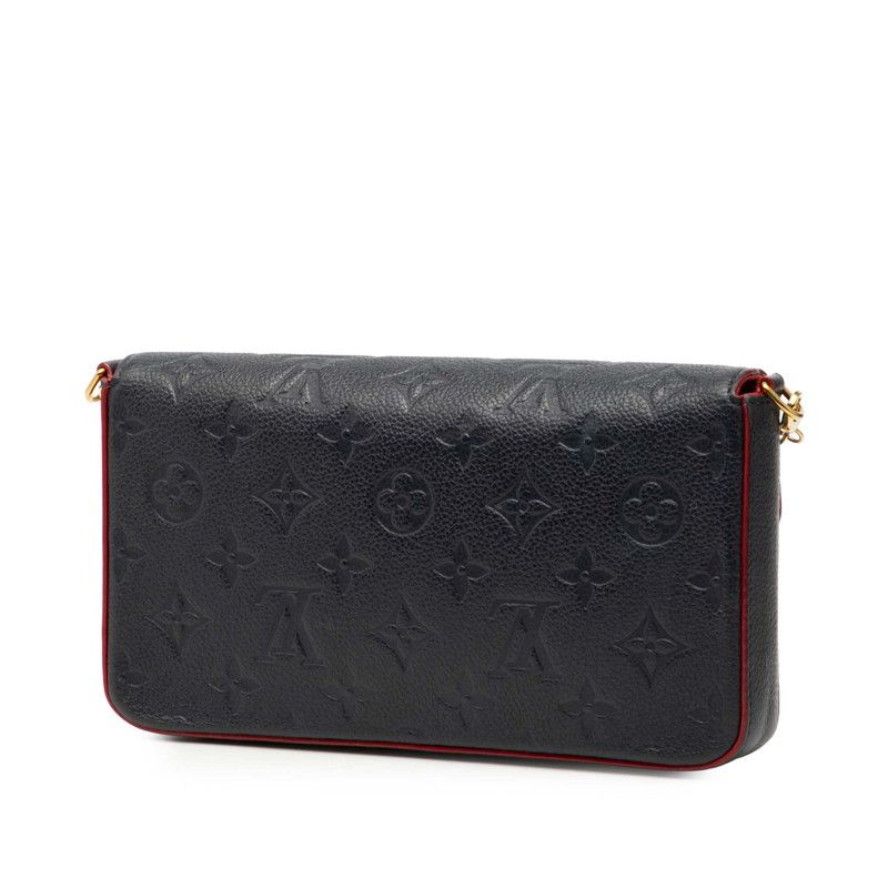 Louis Vuitton Monogram Empreinte Pochette Felicie Crossbody Chain Shoulder Bag — view 2