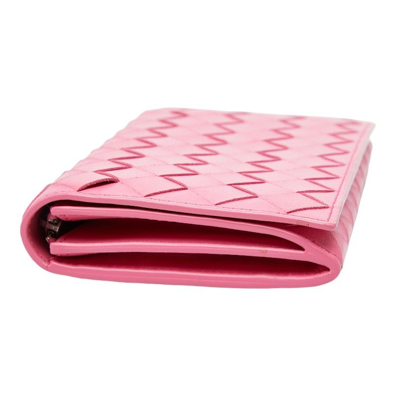 Bottega Veneta Intrecciato Pink Leather — view 4