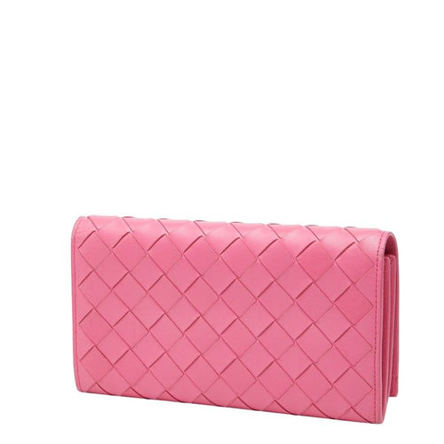 Bottega Veneta Intrecciato Pink Leather — view 2