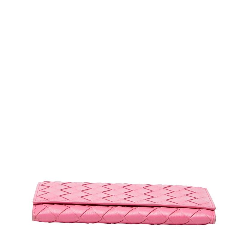 Bottega Veneta Intrecciato Pink Leather — view 3