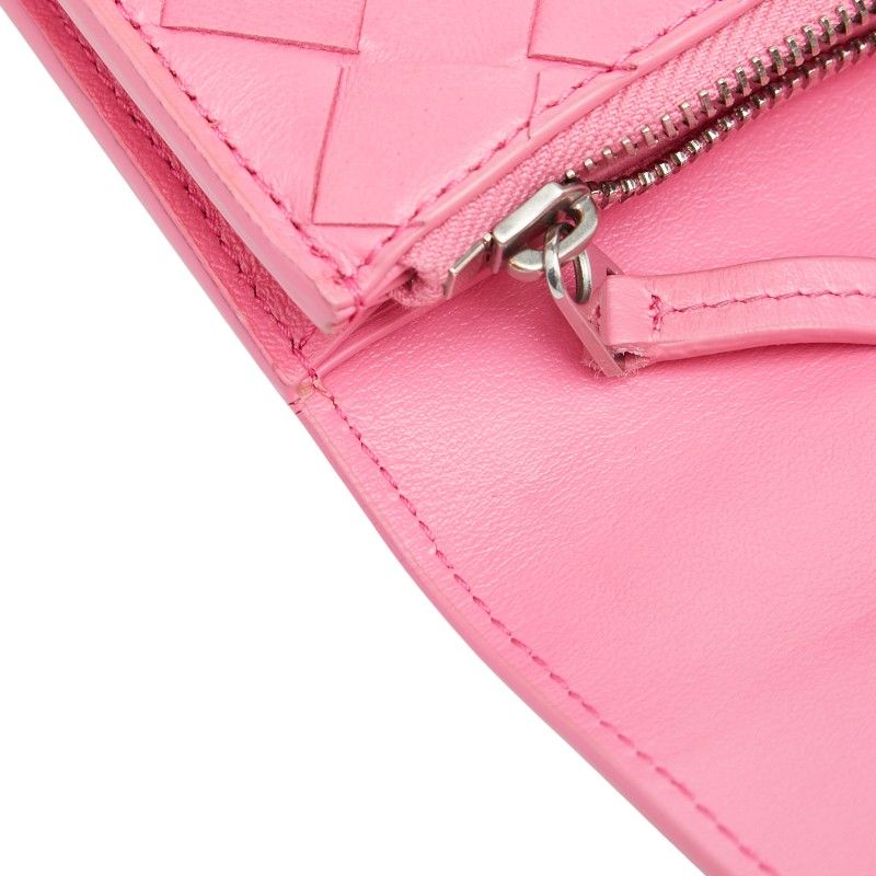 Bottega Veneta Intrecciato Pink Leather — view 7