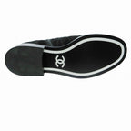 Chanel Suede CC Logo Turnlock Quilted Boots Shoes — view 3
