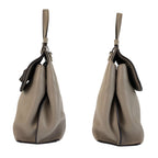 Gucci Bamboo Daily Gray Silver Leather Shoulder Bag — view 7