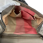 Gucci Bamboo Daily Gray Silver Leather Shoulder Bag — view 8