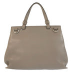 Gucci Bamboo Daily Gray Silver Leather Shoulder Bag — view 2