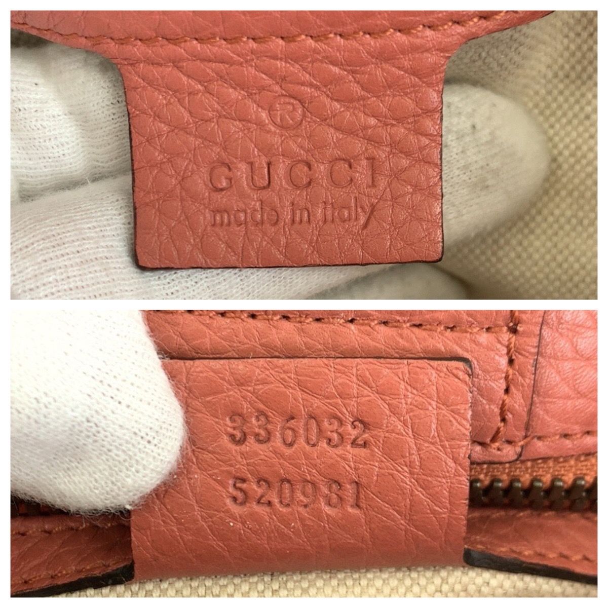 Gucci Bamboo Pink Gold Leather Tote — view 4