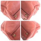 Gucci Bamboo Pink Gold Leather Tote — view 3