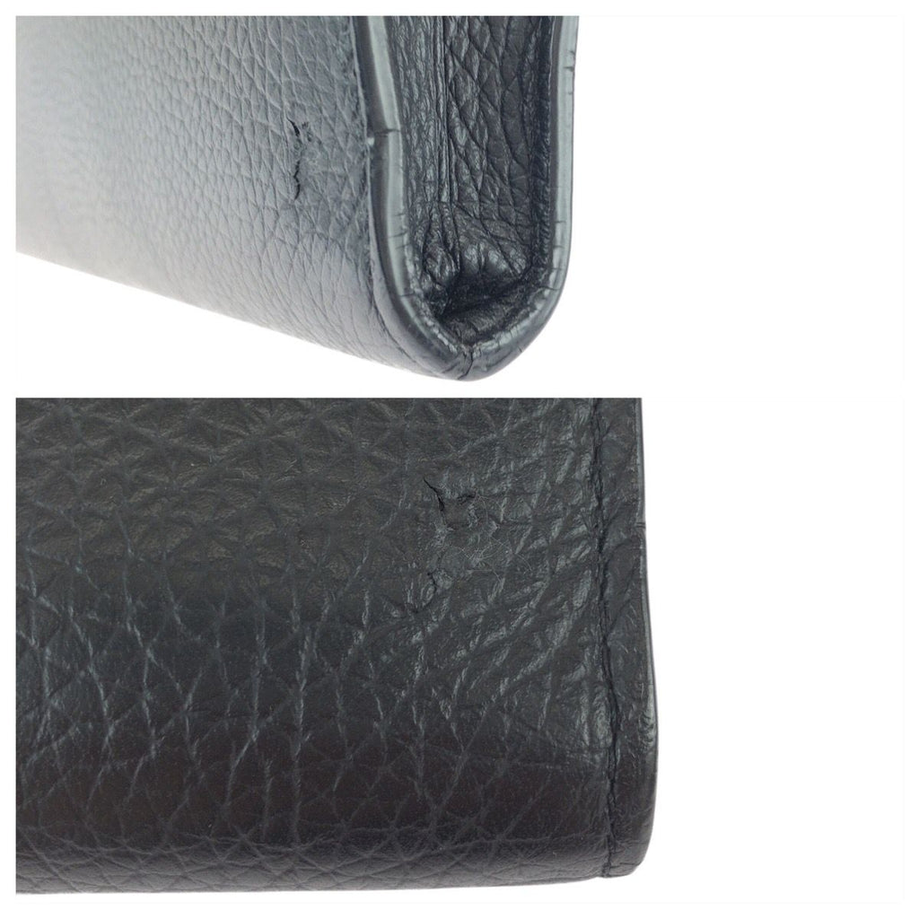 Louis Vuitton Taurillon Pochette Jour GM Black Noir Leather — view 5