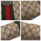 Gucci Vintage Sherry Line Brown Leather 41 014 Clutch — view 5