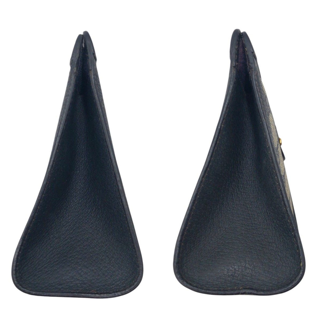 Gucci Shari Line Vintage Navy Beige 89.01 Clutch — view 7