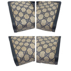 Gucci Shari Line Vintage Navy Beige 89.01 Clutch — view 3