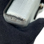 Fendi Charm Nano Baguette Leather Silver-black — view 8