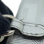 Fendi Charm Nano Baguette Leather Silver-black — view 7